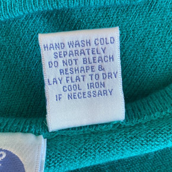 diane gilman womens sleeveless sweater tank top kelly green size 2X acrylic - Picture 8 of 9